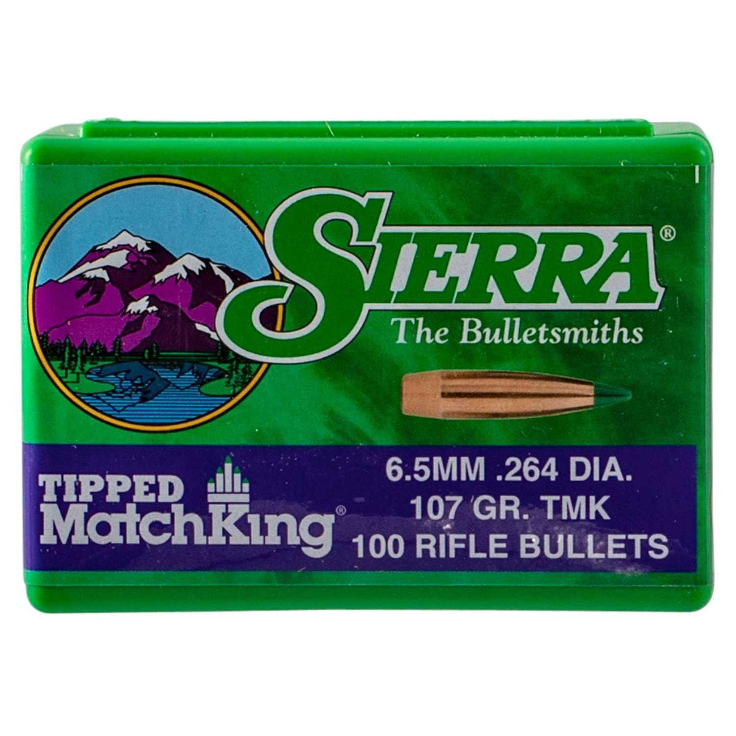 SIERRA TIPPED MATCHKING 6.5mm 107gr (100)