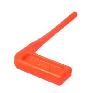 UNIVERSAL FIREARM CHAMBER SAFETY FLAG ORANGE 6PC