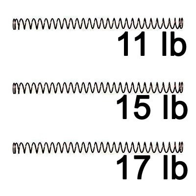 BERETTA 92 RECOIL SPRING SET - 11LB, 15LB AND 17LB