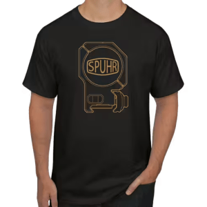 SPUHR T-SHIRT, ISMS, BLACK/KHAKI, MALE, LARGE