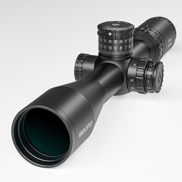 Arken EPL4 6-24x50 FFP MOA VPR Illuminated Reticle with Zero Stop - 30mm Tube