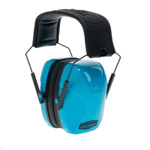 EAR MUFFS CALDWELL YOUTH PASSIVE NEON BLUE 24NRR