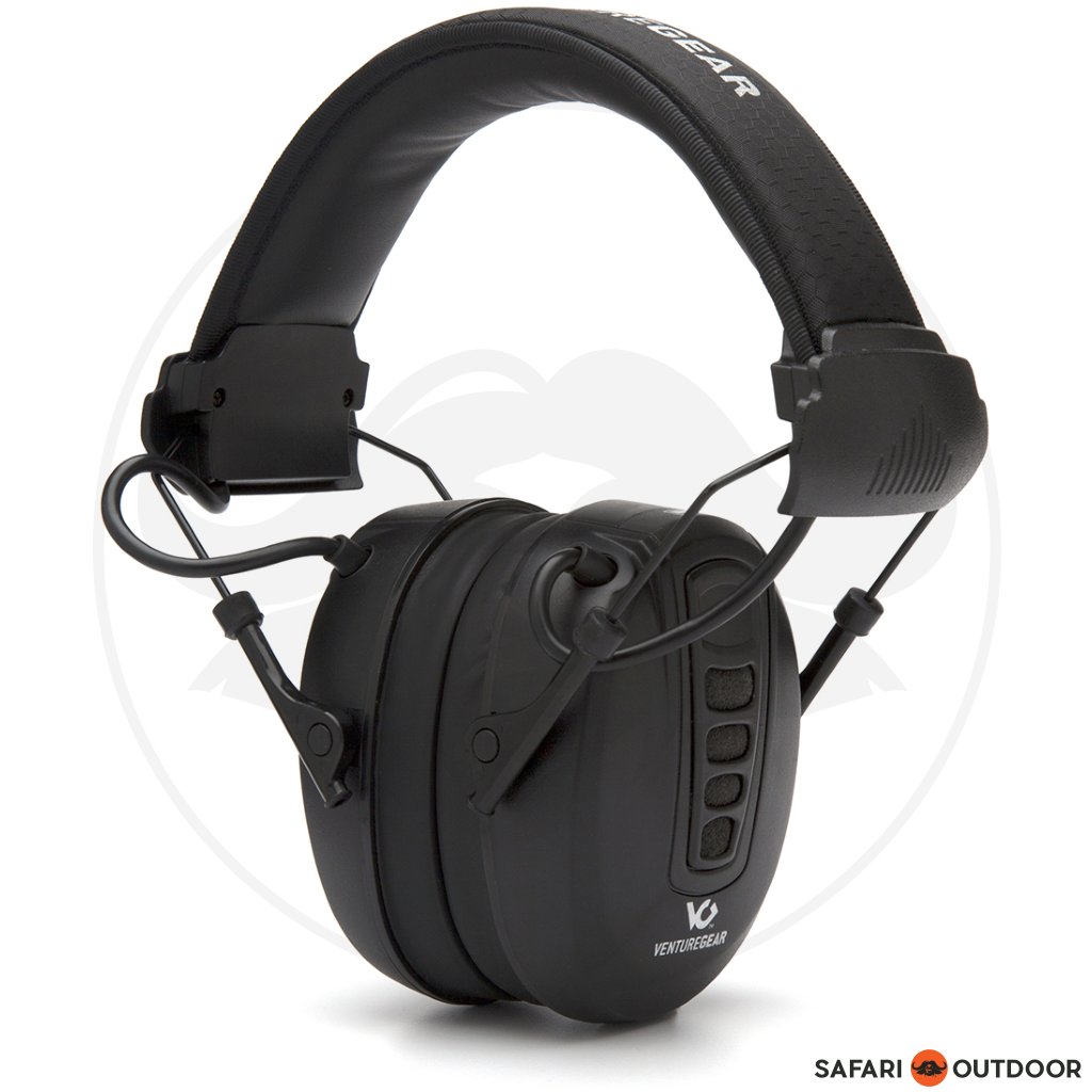 EAR MUFFS VENTURE GEAR CLANDESTINE ELECTRONIC BLACK NRR 24DB