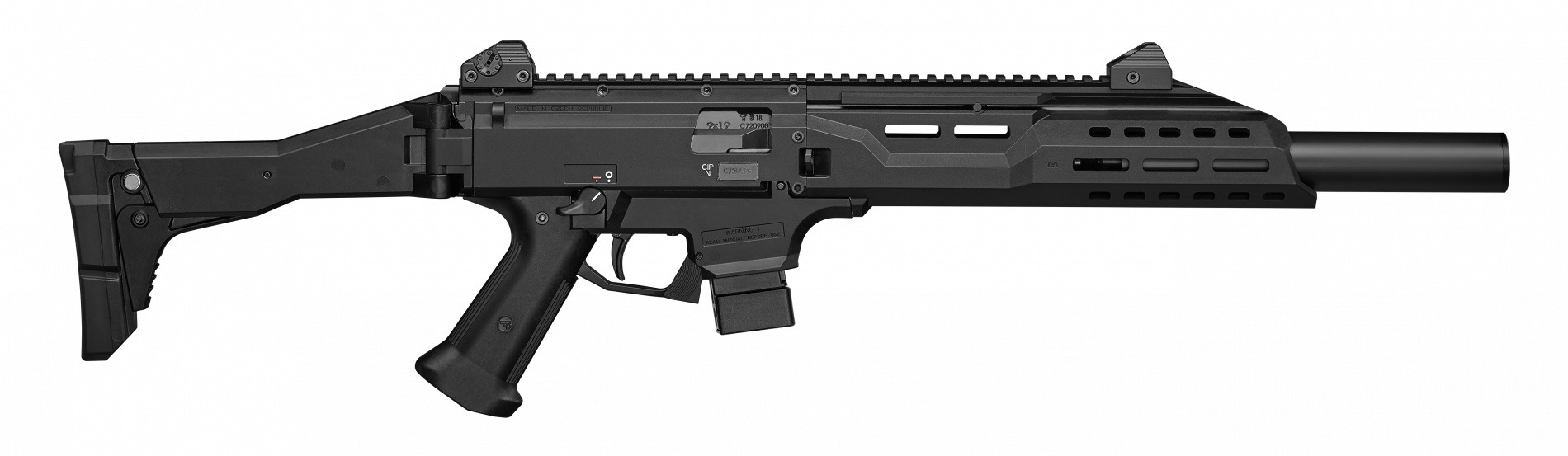 RIFLE SEMI 9MM PARA CZ SCORPION EVO 3 WITH SHOULDER BRACE 16 IN