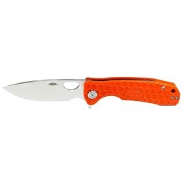 Honey Badger 14C28N Flipper Knife - Medium, Orange