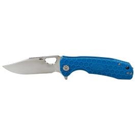 Honey Badger 8Cr13Mov Clip Point Flipper Knife - Large, Blue