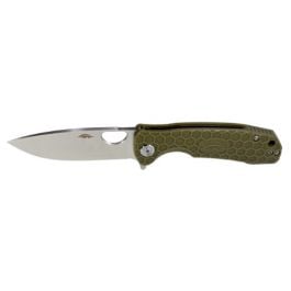 Honey Badger D2 Flipper Knife - Large, Green