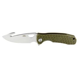 Honey Badger Hook Knife - Large, Green
