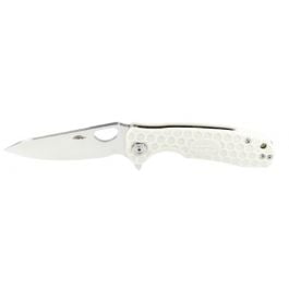 Honey Badger Leaf Folding Knife - Large, White