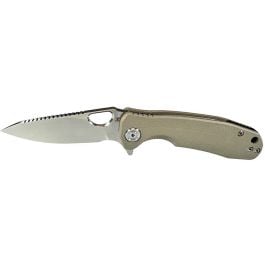 Honey Badger Leaf M390 Flipper Knife - Small