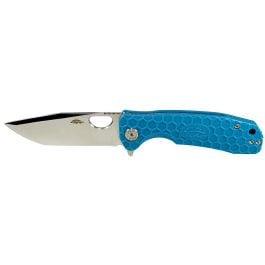 Honey Badger Tanto 14C28N Flipper Knife - Medium, Blue