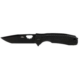 Honey Badger Tanto D2 Flipper Knife - Large, Black DLC