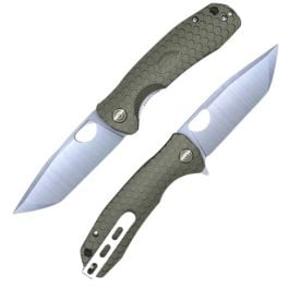 Honey Badger Tanto Knife - Small, Green