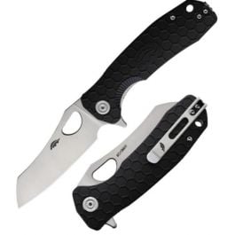 Honey Badger Wharncleaver Flipper Knife - Medium, Black