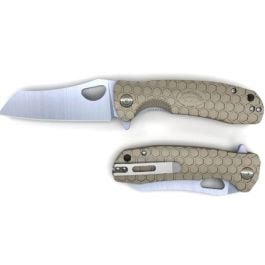 Honey Badger Wharncleaver Knife - Small, Tan