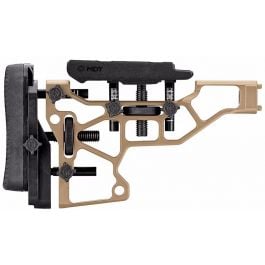 MDT SRS-X Premier Short Skeleton Rifle Stock - Flat Dark Earth