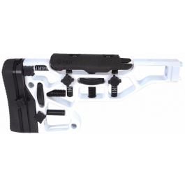 MDT SRS-X Premier Skeleton Rifle Stock - White