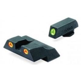 Meprolight Glock Tru-Dot Night Sight - Fixed Set G26 & G27, Green & Orange