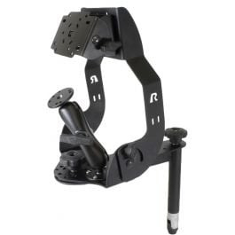 RAM MDT Display Mount With Long Flange, Ball Mount & 8" Upper Pole