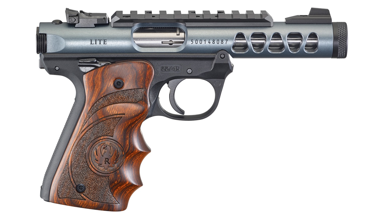 RUGER MKIV 22/45 LITE Wood Grip. No thread (43921) - Outfitters 4 Africa