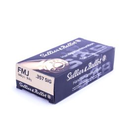 S&B Ammo - 357 SIG 140gr FMJ [50]