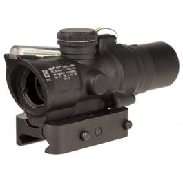 Trijicon 1.5x16S ACOG Compact Dual Illuminated Scope - Low Height, Green Ring & 2 MOA Center Dot Reticle, Black
