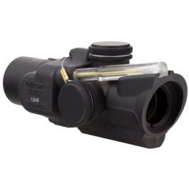 Trijicon 1.5x16S Compact ACOG Scope - Low Height, Amber Ring and 2 MOA Center Dot Reticle