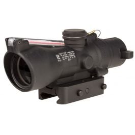 Trijicon 3x24 ACOG Dual Illuminated Compact Scope - Low Height, Red Horseshoe/Dot 7.62x39/123gr. Ballistic Reticle, Black