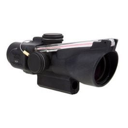 Trijicon 3x24 Compact ACOG Scope - Low Height, Dual Illuminated, Red Horseshoe Dot .7.62x39 / 123gr Ballistic Reticle
