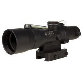 Trijicon 3x30 ACOG Dual Illuminated Compact Scope - Green Chevron .223/62gr. Ballistic Reticle, Black