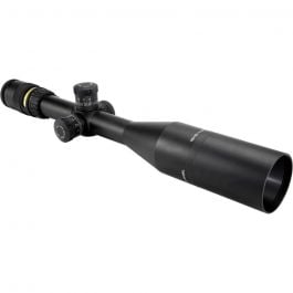 Trijicon Accupoint 5-20X50 Riflescope - Dual-Illuminated Mil-Dot Amber Dot Reticle, Matter Black