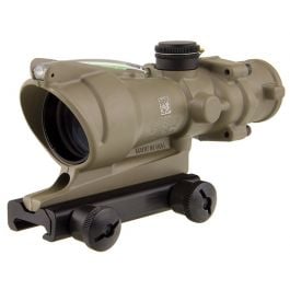 Trijicon ACOG 4x32 BAC Dual Illuminated Riflescope - .223/5.56, BDC Green Horseshoe/Dot Reticle, Thumbscrew Mount, Flat Dark Earth