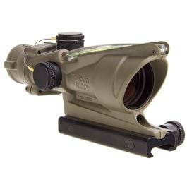 Trijicon ACOG 4x32 Scope - Dual Illuminated, Green Crosshair .223 Ballistic Reticle, Cerakote OD Green