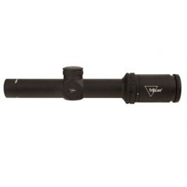 Trijicon Ascent 1-4x24 Riflescope - BDC Target Holds, 30mm Tube, Matte Black, Capped Adjusters