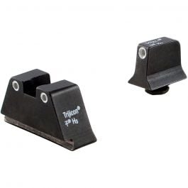 Trijicon Bright & Tough Night Sight for Glock Standard Frame - Black Rear, White Front Outlines