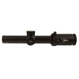 Trijicon Credo HX 1-4x24 Second Focal Plane (SFP) Hunting Riflescope - Green MOA Precision Hunter Reticle, 30mm Tube, Satin Black, Low Capped Adjusters