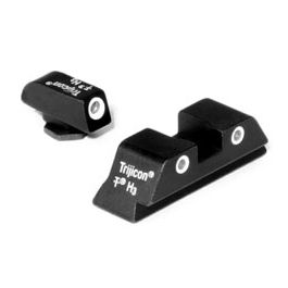 Trijicon GL04 Bright & Tough Night Sight Set (Green Front & Green Rear, for Glock Pistols)