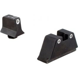 Trijicon GL201-C-600661 Bright & Tough Night Sight Suppressor Set (Black Front / Black Rear with Green Lamps, for Glock Pistols)