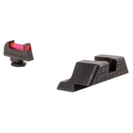 Trijicon Glock Small Frames Fiber Sights - Red / Green Front Fiber, 42/43