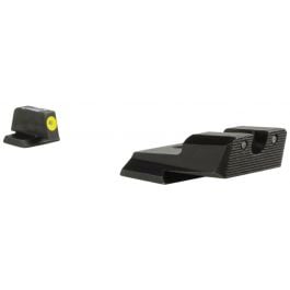 Trijicon HD XR Smith & Wesson SHIELD Night Sight Set - Yellow Front Outline, .40, .45