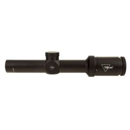 Trijicon Huron 1-4x24 Riflescope - BDC Hunter Holds Reticle, 30mm Tube, Satin Black, Capped Adjusters