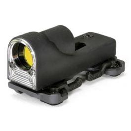 Trijicon Reflex 1x24 Dual Illuminated Sight - 6.5 MOA Amber Dot Reticle, Reflex Base, A.R.M.S. #15 Throw Lever Flattop Mount