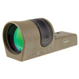 Trijicon Reflex 1x42 Dual Illuminated Sight - 4.5 MOA Amber Dot Reticle, Reflex Base, No Mount, FDE