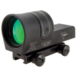 Trijicon Reflex 1x42 Dual Illuminated Sight - 4.5 MOA Green Dot Reticle, ACOG Base, Thumbscrew Mount