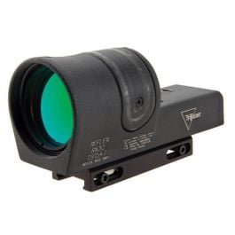 Trijicon Reflex 1x42 Dual Illuminated Sight - 6.5 MOA Amber Dot Reticle, Reflex Base, Weaver Mount