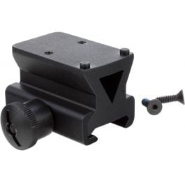 Trijicon RMR Colt Knob Picatinny Rail Mount Adapter - 1/3 Lower Cowitness, Black