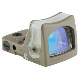 Trijicon RMR Dual-Illuminated Sight - 7.0 MOA Amber Dot, Cerakote Flat Dark Earth