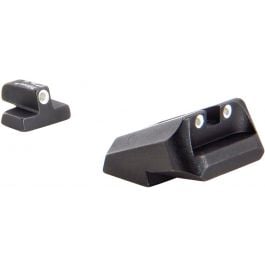 Trijicon SA35 Novak .40 / .45 / 10mm 3 Dot Green Front & Rear Night Sight Set