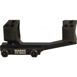 Warne 20MOA Extended Skeleton MSR Mount - 1in, Black