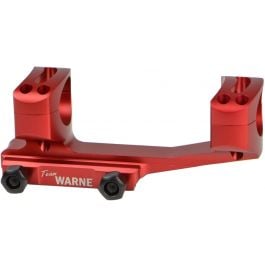 Warne Gen 2 Extended Skeletonized MSR Mount - 1in, Red